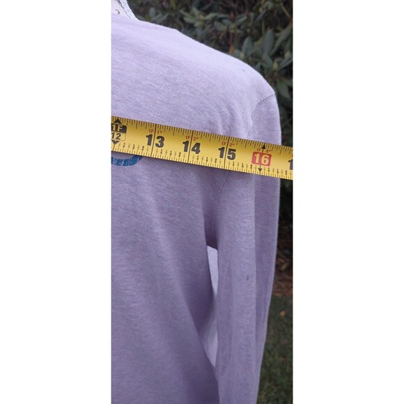 Vineyard Vines Purple Long Sleeve Shirt XL Youth Small Women's Casual Work - Picture 5 of 7